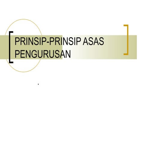 Asas pengurusan