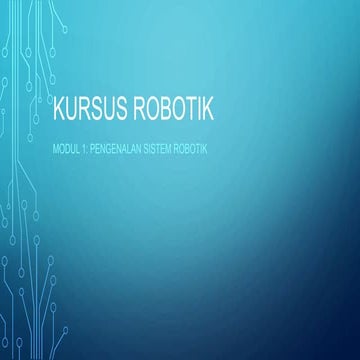 ASAS ROBOTIK  (modul 1-5)
