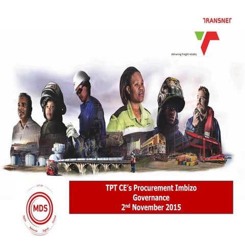 As a supplier, know tpt's  governance