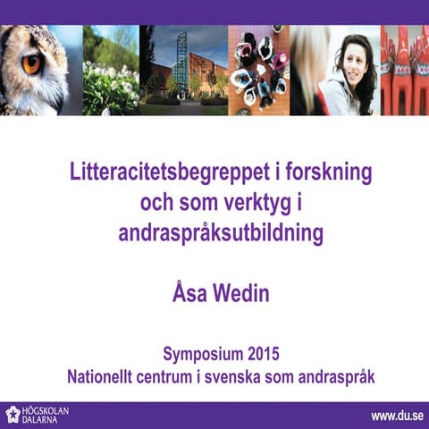 Litteracitetsbegreppet i forskningen och som verktyg för andraspråksutbildning