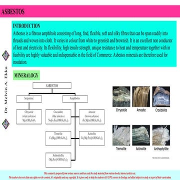 Types Of Asbestos | PDF