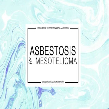 Asbestosis y mesotelioma