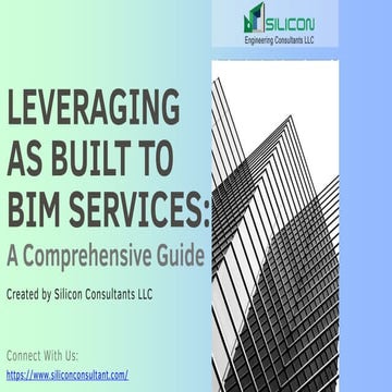 As Built to BIM Services | Silicon Engineering Consultants LLC.pptx