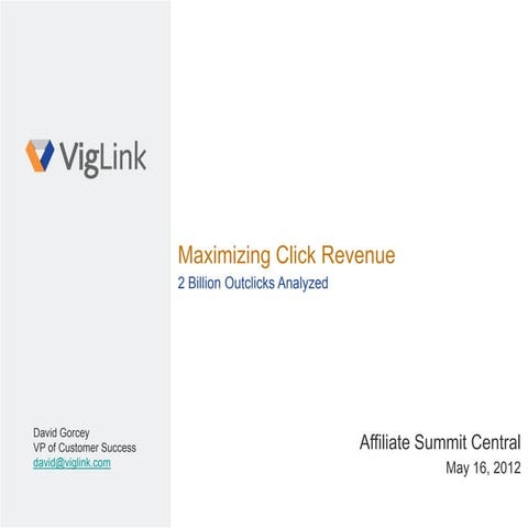 Maximizing Click Revenue: 2 Billion Outclicks Analyzed