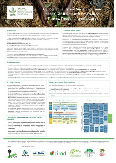 Gender in Forests, Trees and Agroforesty