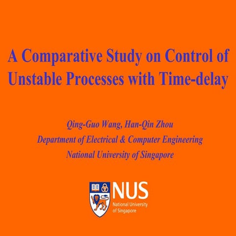 Ascc04 334 Comparative Study of Unstable Process Control