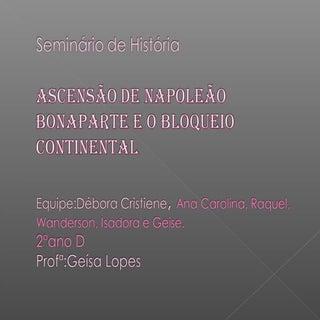 Ascensão de Napoleão Bonaparte