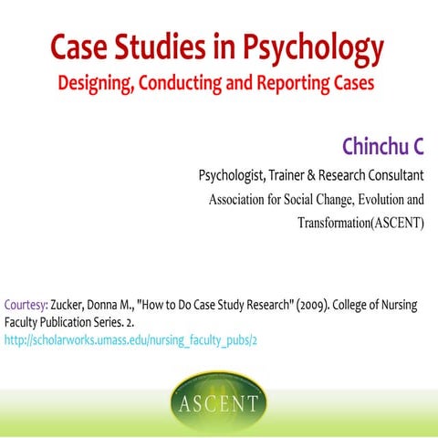 Case study in psychology