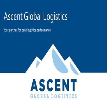 Ascent Global Logistics Overview 