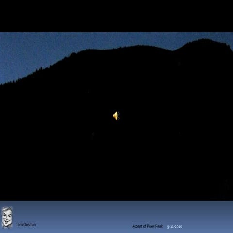 Ascent of pikes peak