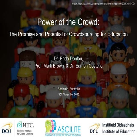 Power of the Crowd: The Promise and Potential of Crowdsourcing for Education