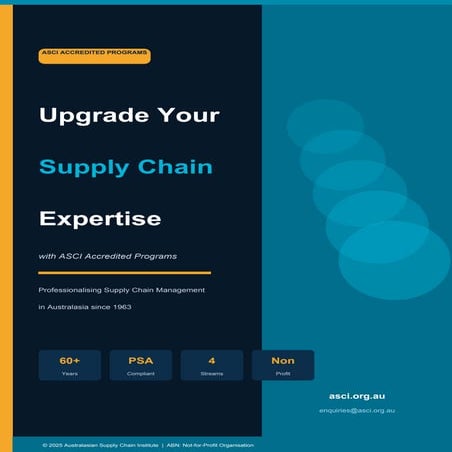 ASCI_Profile_Brochure (1) .pdf Supply Chain | PDF