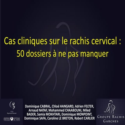 Technique radiologique rachis cervical | PPT