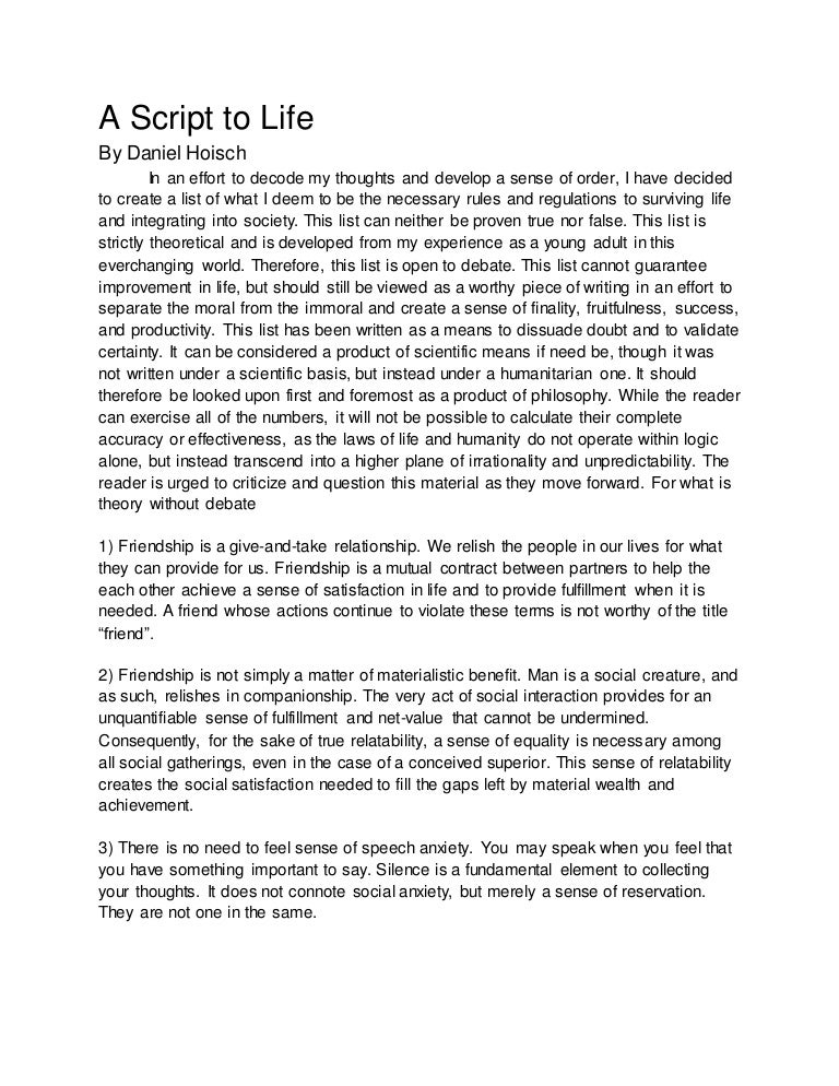 A script to life.docx
