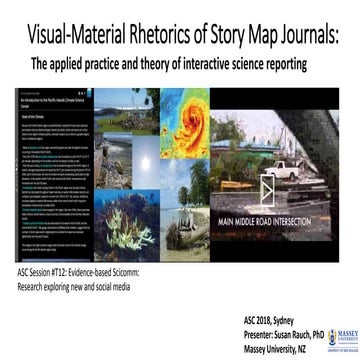 Visual material rhetorics of story map journals