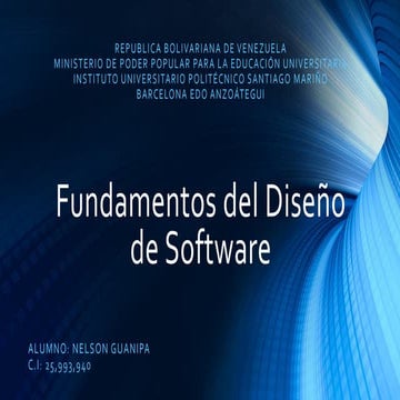 Fundamentos del Diseño de Software