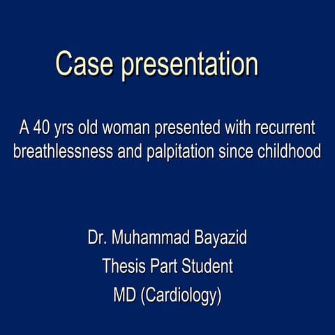 Asd case dr. bayazid 