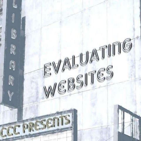 Evaluating Websites