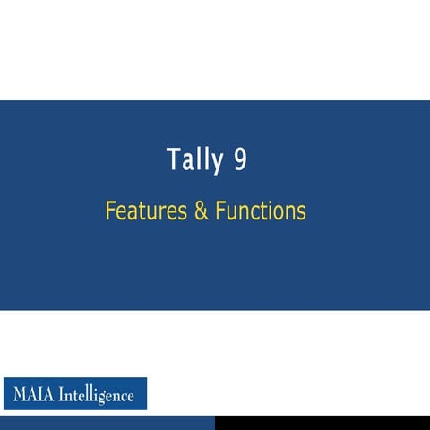 1KEY MIS for Tally data