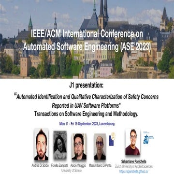 Automated Identification and Qualitative Characterization of Safety Concerns ...