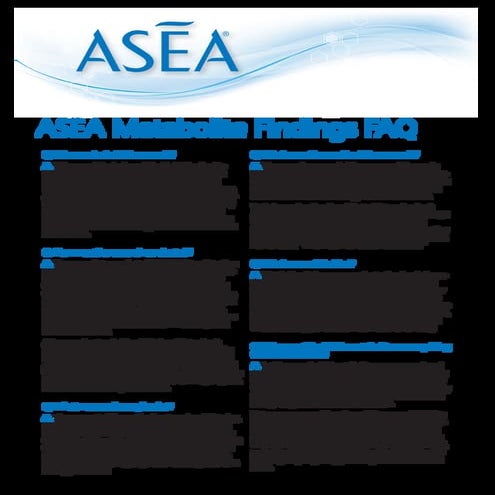 Asea >  April 2012 Human Performance Study: Questions and Answers 