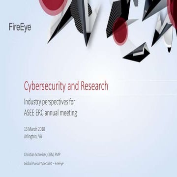 Cybersecurity and Academic Research