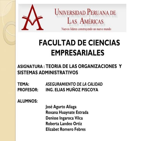 Aseguramiento de calidad pel 14