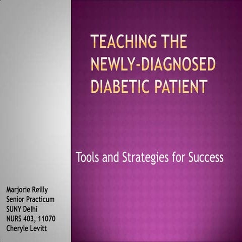Diabetes Patient Teaching Strategies