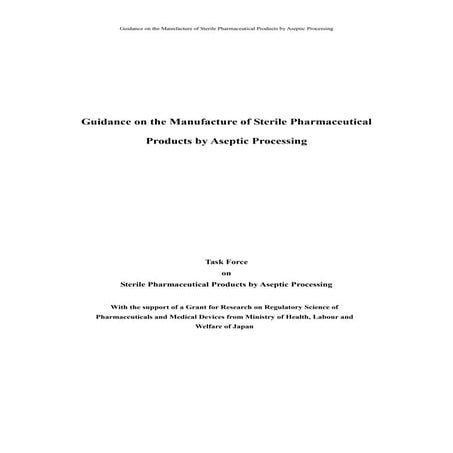Aseptic processing