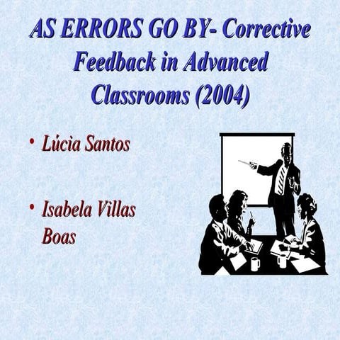 As errors go by (braz tesol)