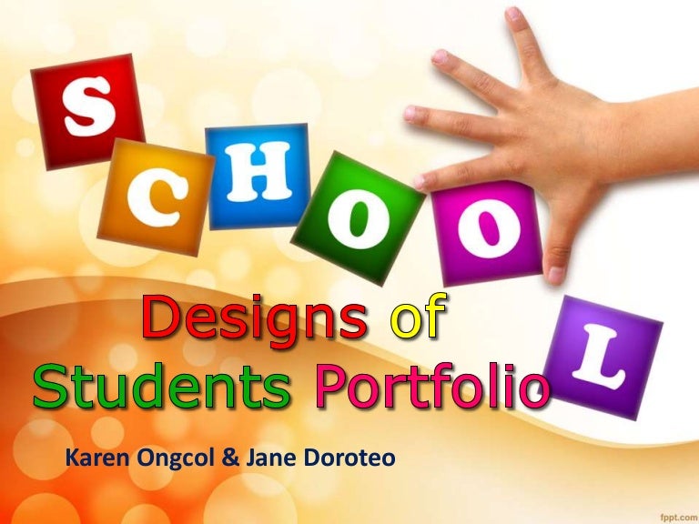 Designs Of Students Portfolio