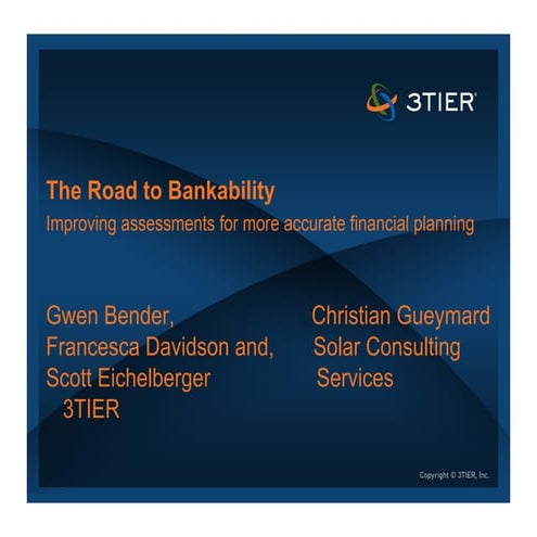 Solar Project Bankability Assessment – LQZW