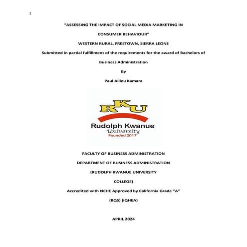 A study of impact of social media on consumer behaviour | PDF