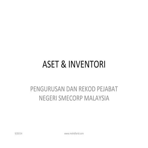 Aset & inventori
