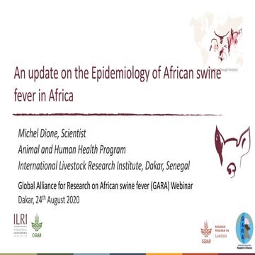 An update on the epidemiology of African swine fever in Africa