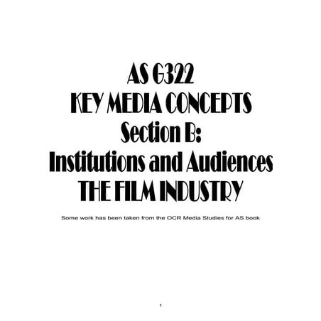 As G322 revision booklet