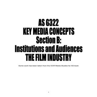 AS G322 revision booklet pt1 (Film ...
