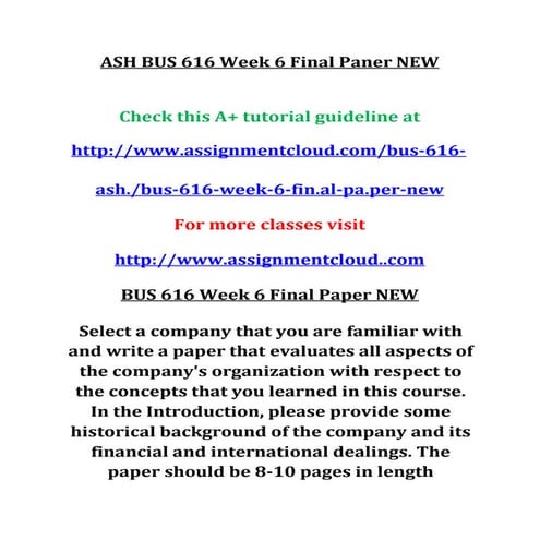 Ash bus-616-week-6-final-paper-new