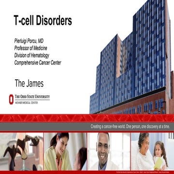 Ohio State's 2016 ASH Review T-cell Disorders