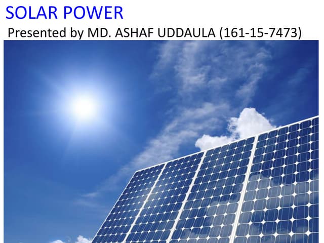Solar Power