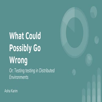 What could possibly go wrong