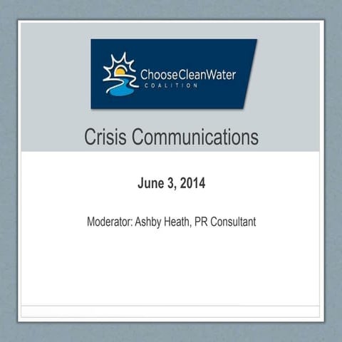 Media Handling and Crisis Management | PPTX
