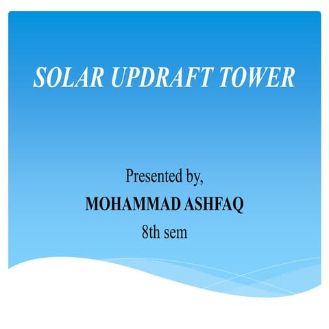 SOLAR UPGRADE TOWER