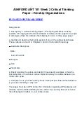 Critical thinking application paper final