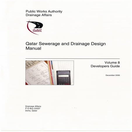 Ashghal guide-qatar-sewerage-amp-drainage-design-manual