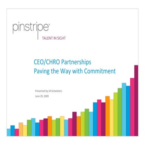 CEO/CHRO Partnerships Paving the Way with Commitment | PDF