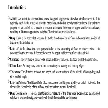 NACA 4412 AIRFOIL CHAEACTERSTICS ANALYSIS