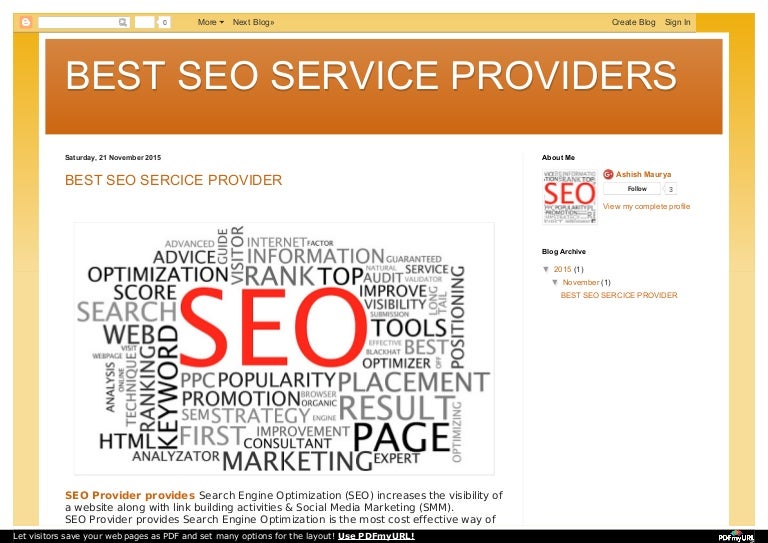 BEST SEO SERVICE PROVIDER