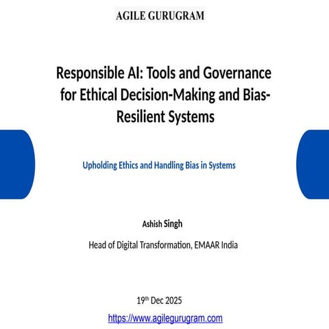 Robust AI Governance framework and its components | PPTX