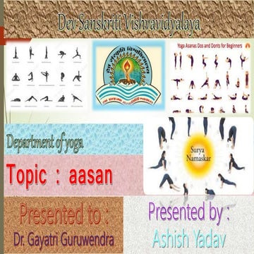 Aasan of hatha yoga 